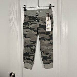 Kids Size 5 True Indigo Camo Joggers